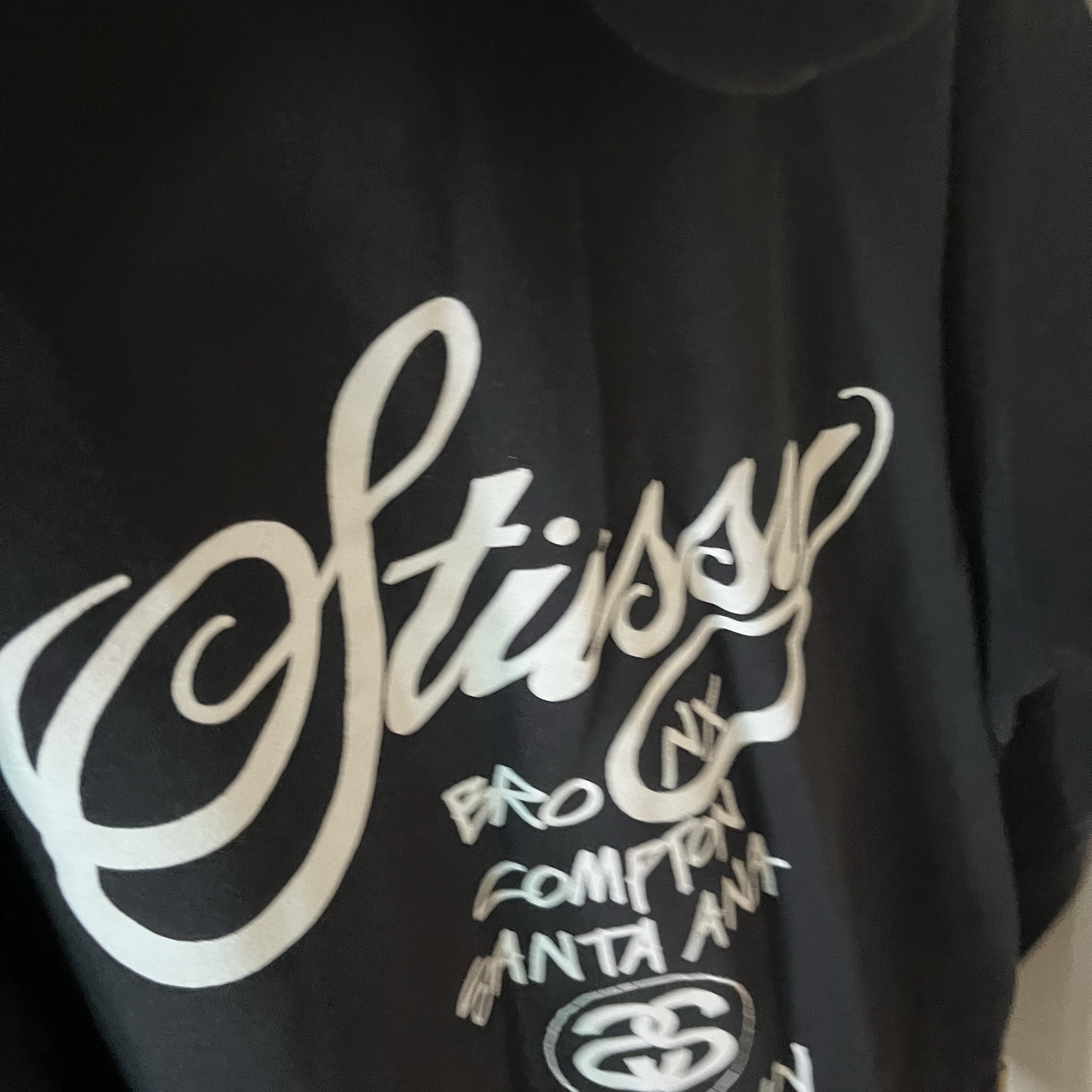 Stussy World Tour Zip Hoodie Black 2023 착용 스타일