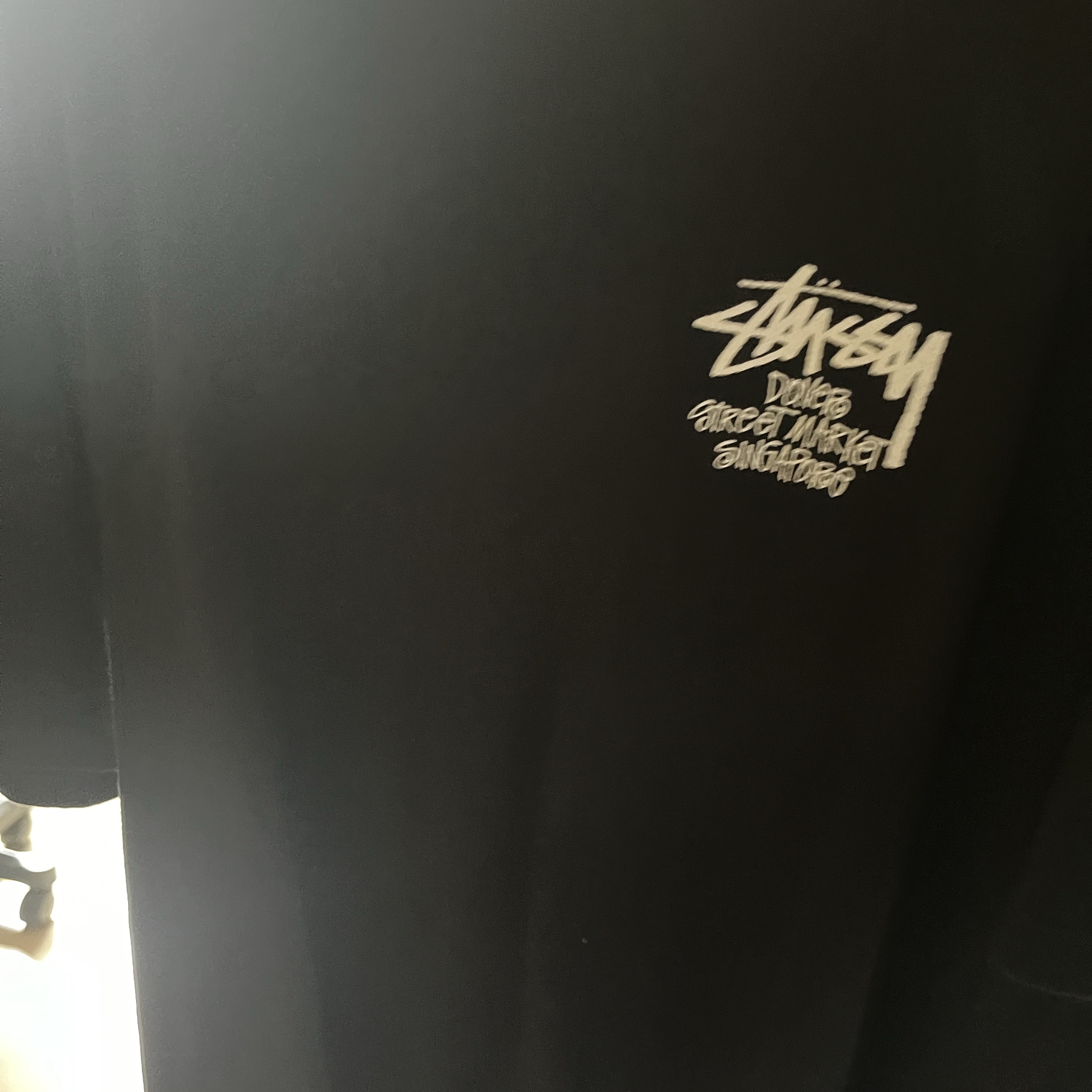 Stussy Stock DSM Singapore T-Shirt Black - 21SS 착용 스타일