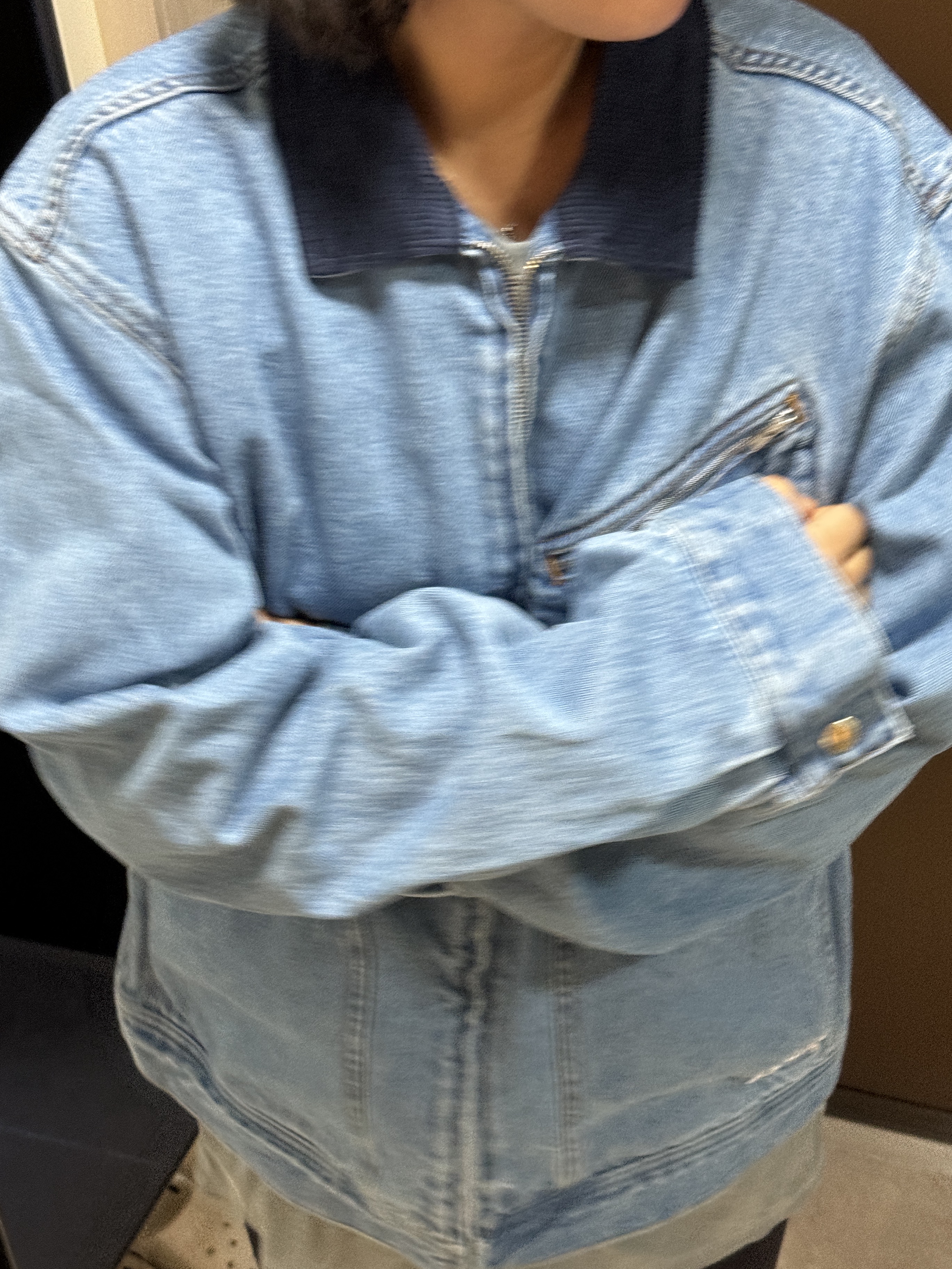 Palace P-Workwear Jacket Stone Wash - 24SS 착용 스타일 - 1