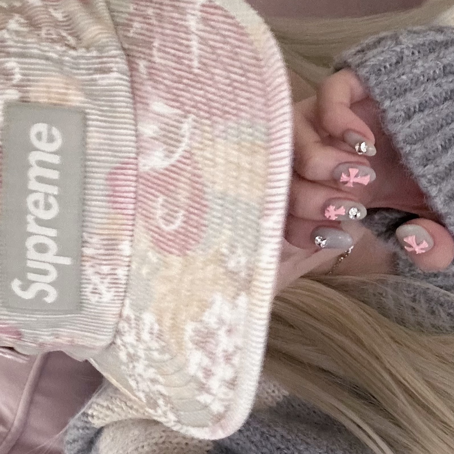 Supreme Corduroy Pocket Camp Cap Floral - 24SS 착용 스타일 - 1
