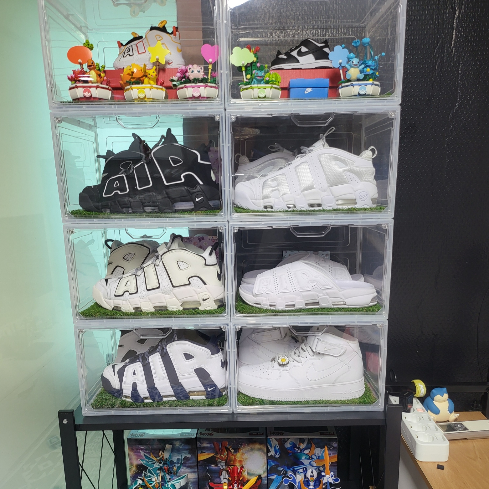 (W) Nike Air More Uptempo Summit White, Nike Air More Uptempo Olympic 2020 착용 스타일