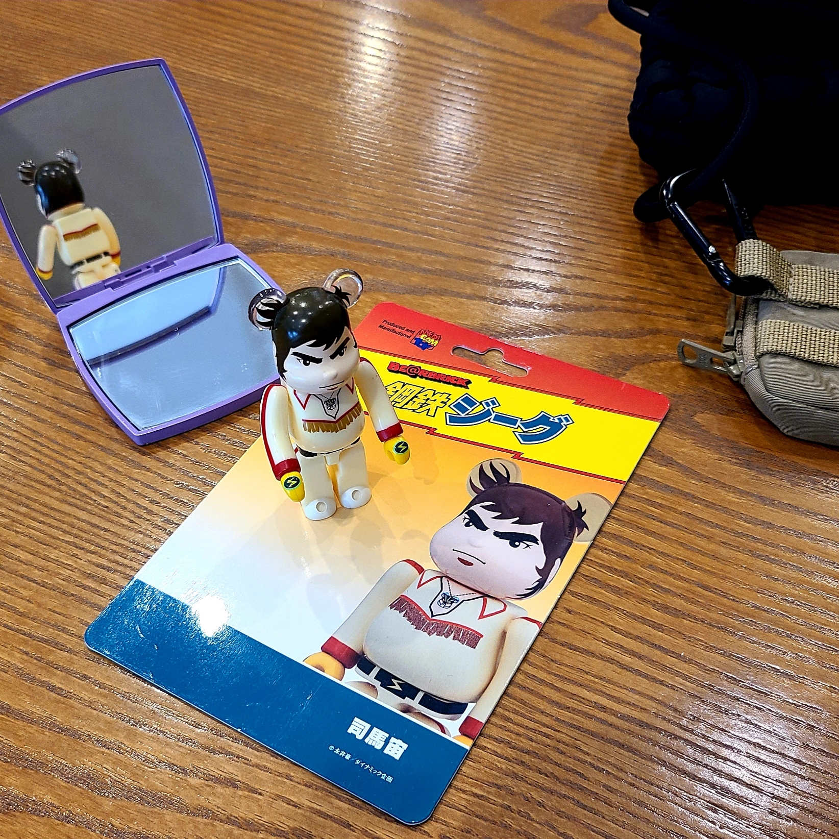 Bearbrick Koutetsu Jeeg Shiba Hiroshi 100% 착용 스타일 - 3