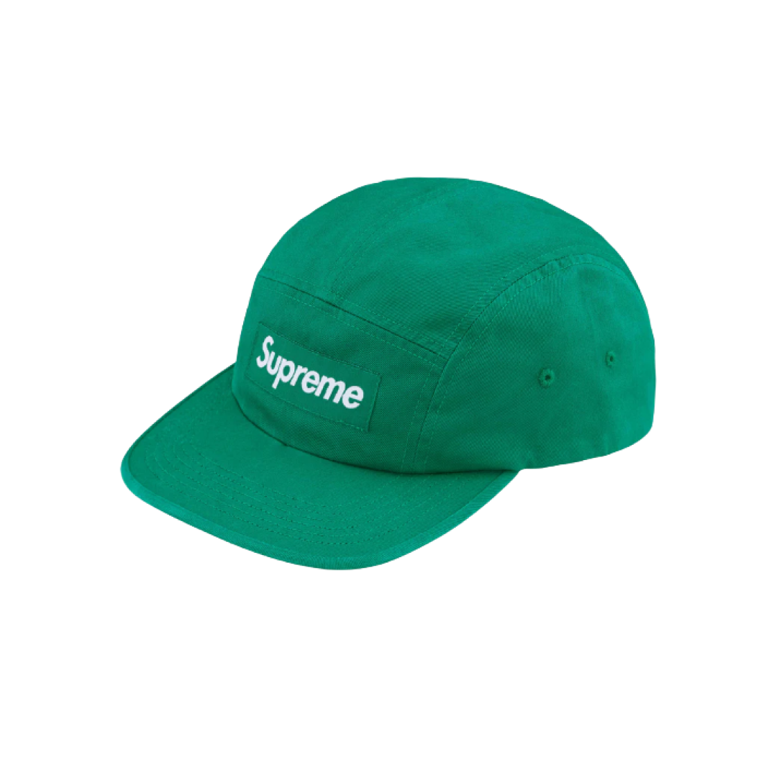 Supreme Washed Chino Twill Camp Cap Green - 24FW 상세 이미지 1