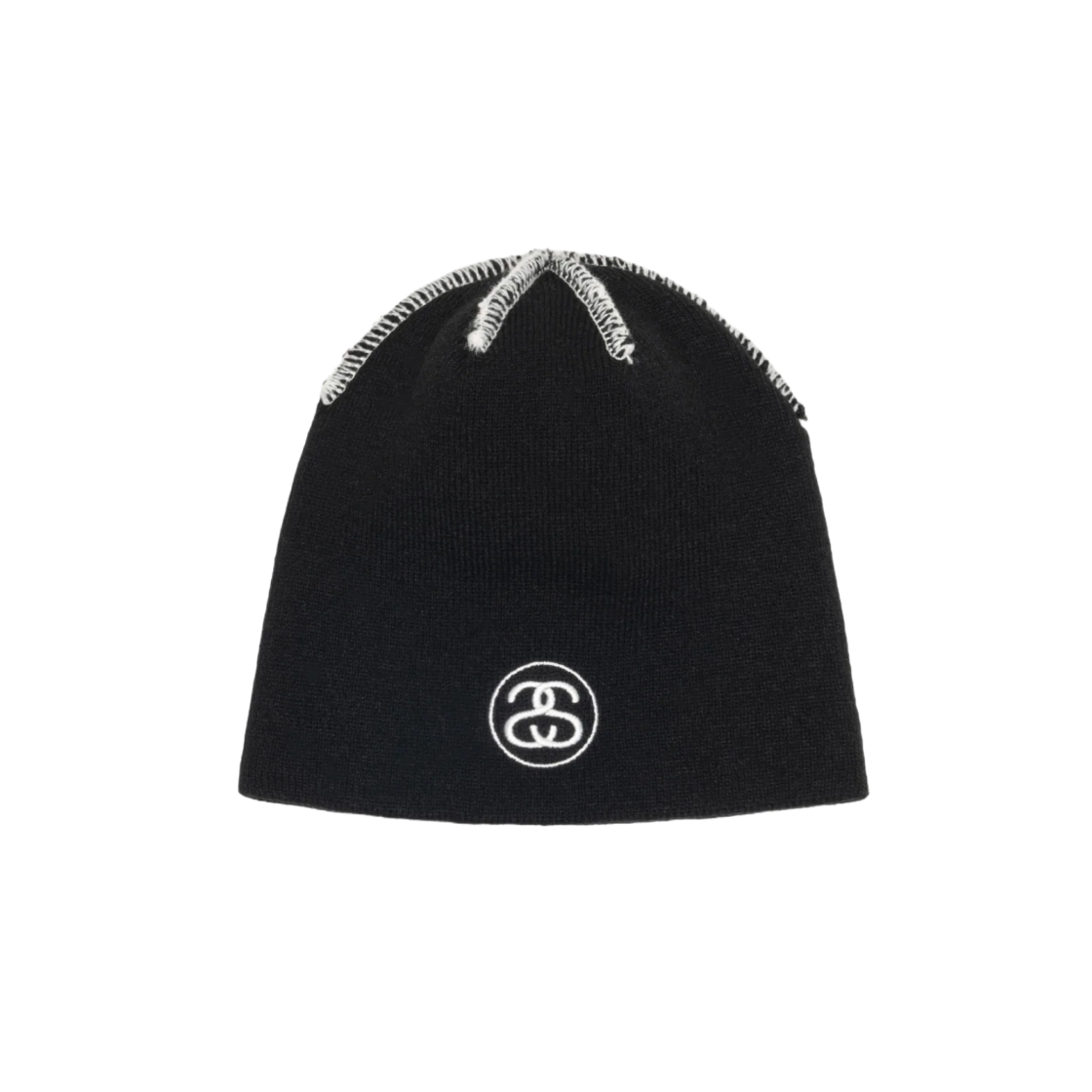 Stussy Exposed Stitch Skullcap Black 상세 이미지 1