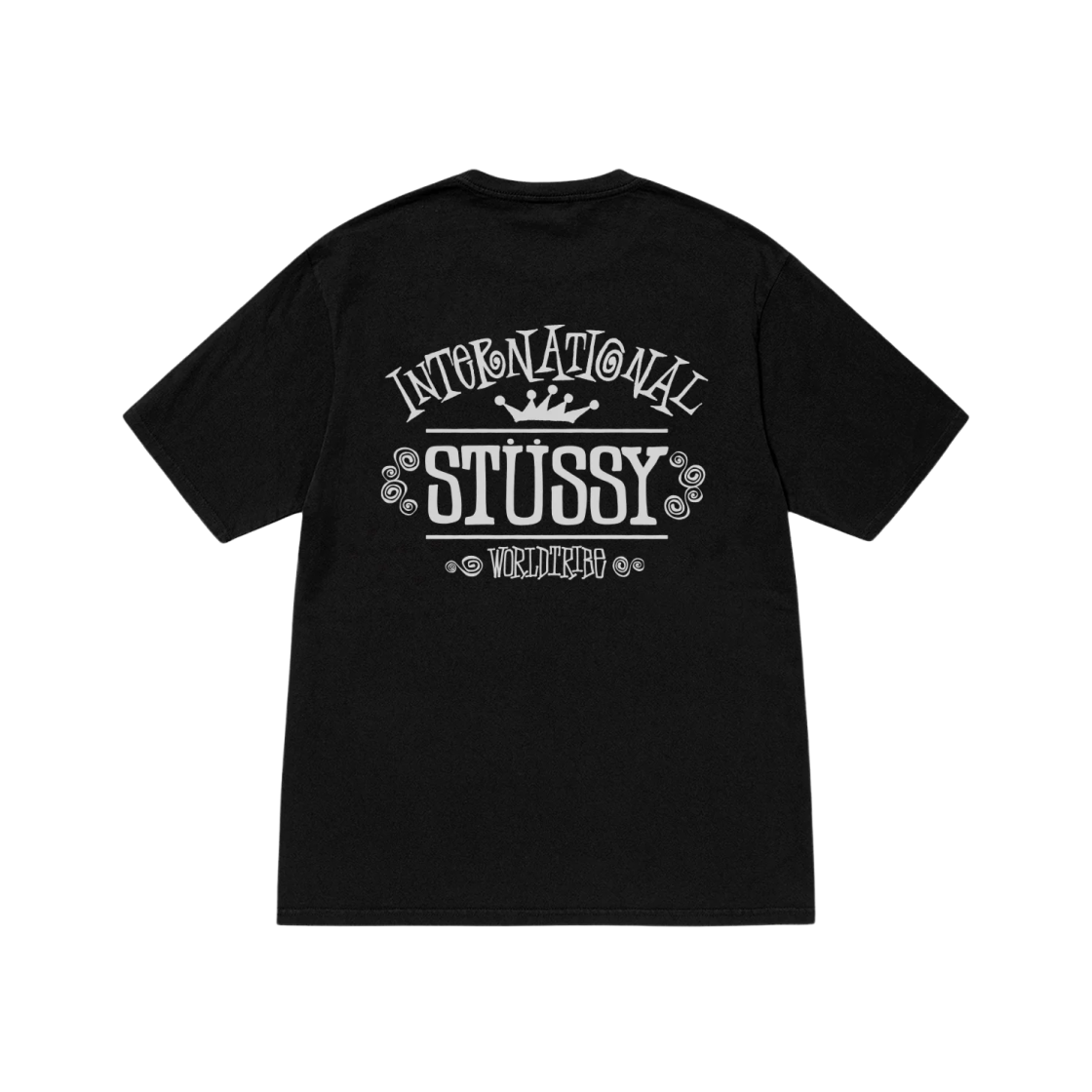 Stussy Pigment Dyed Worldwide T-Shirt Black 상세 이미지 1