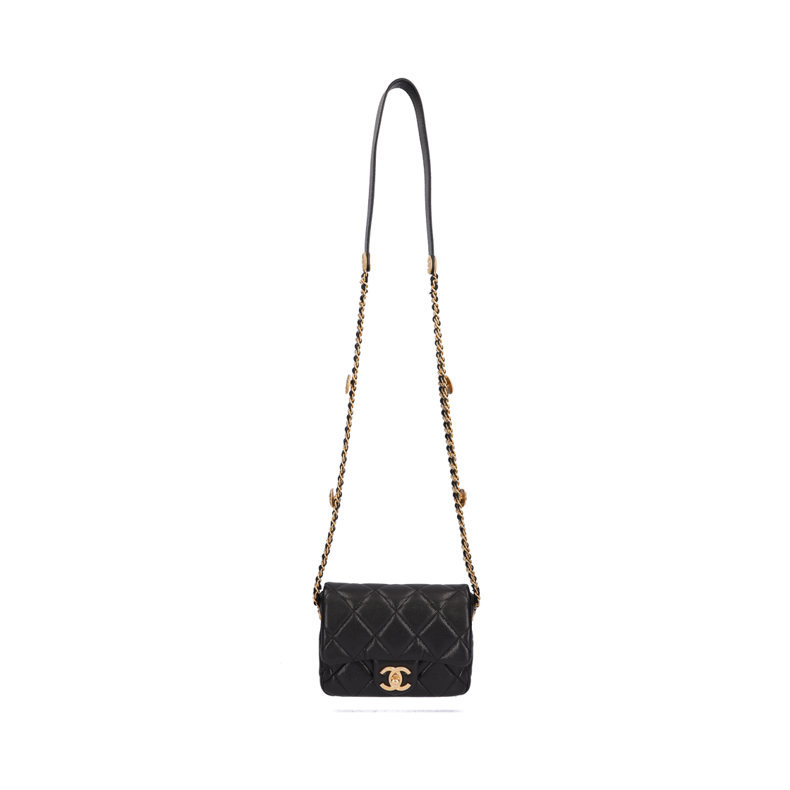 Chanel Seasonal Mini Flap Bag Black 상세 이미지 5