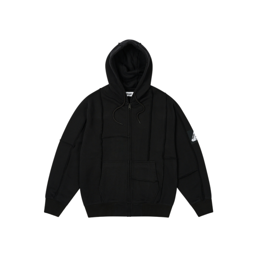 Palace Patch Me Up Zip Hood Black - 24FW