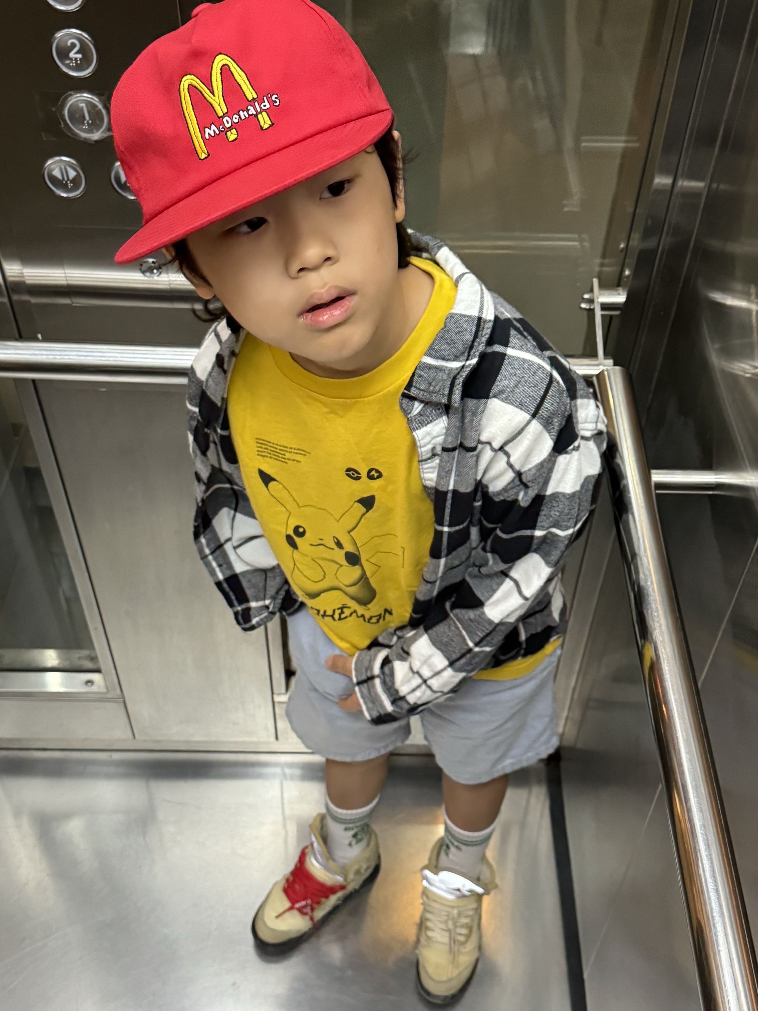 (PS) Jordan 5 x Off-White Retro SP Sail Fire Red 착용 스타일 - 5