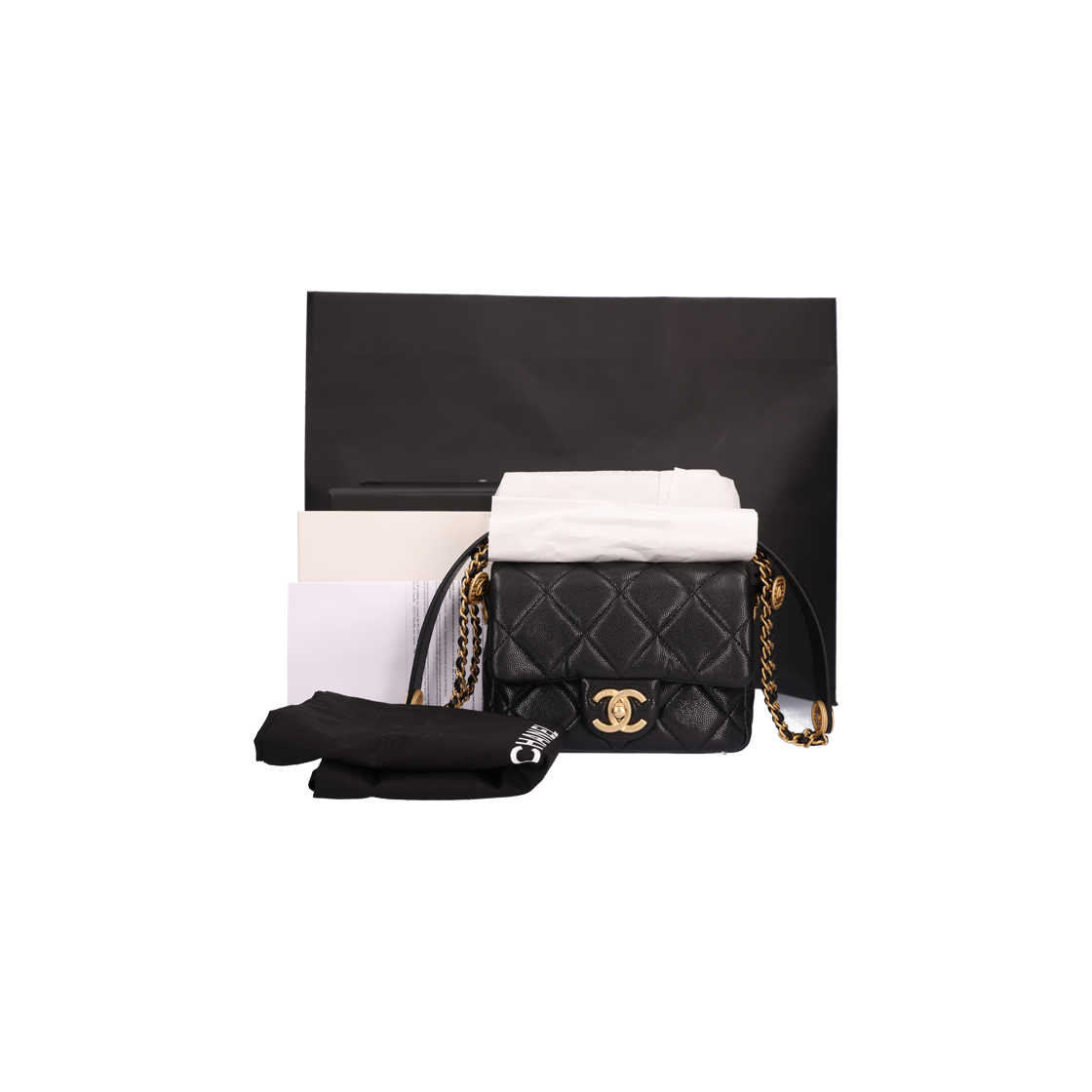 Chanel Seasonal Mini Flap Bag Black 상세 이미지 6