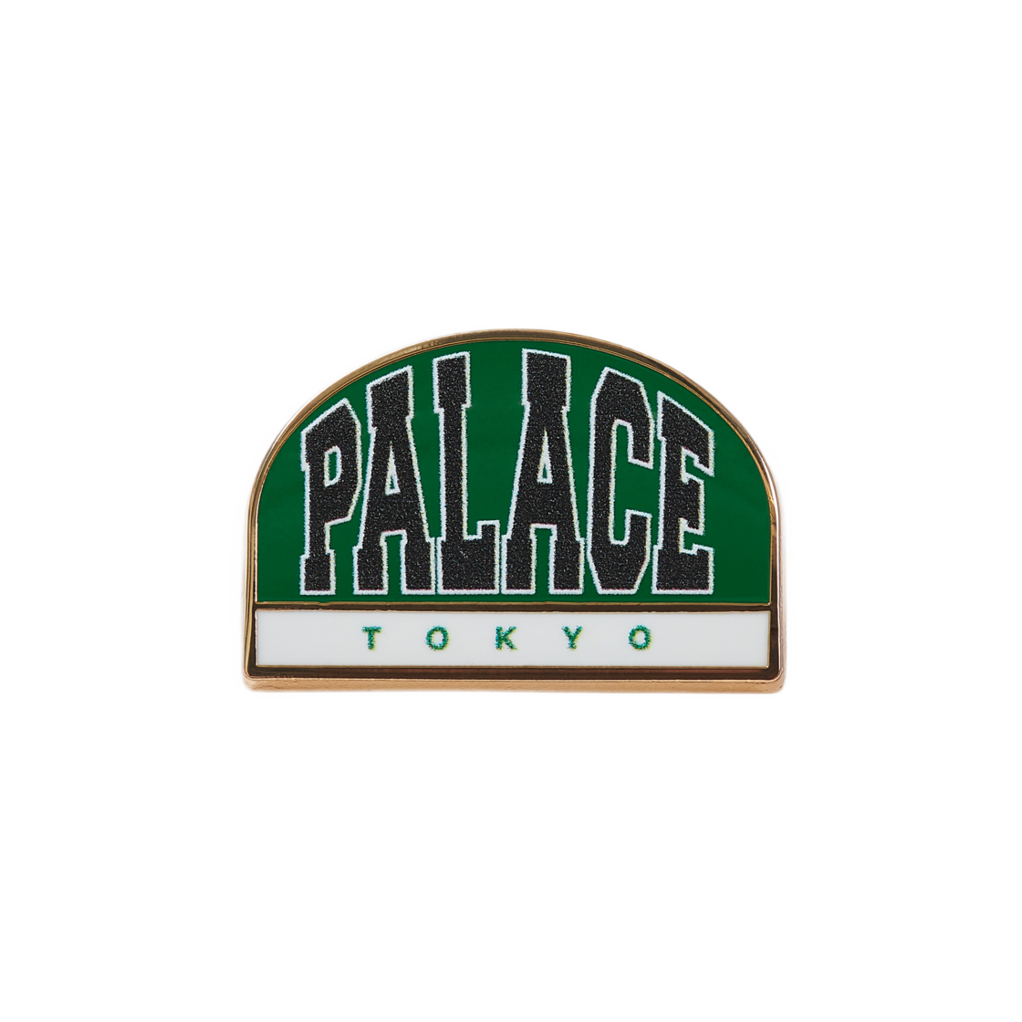 Palace Breakout Pin Badge Green White - 24FW 상세 이미지 1