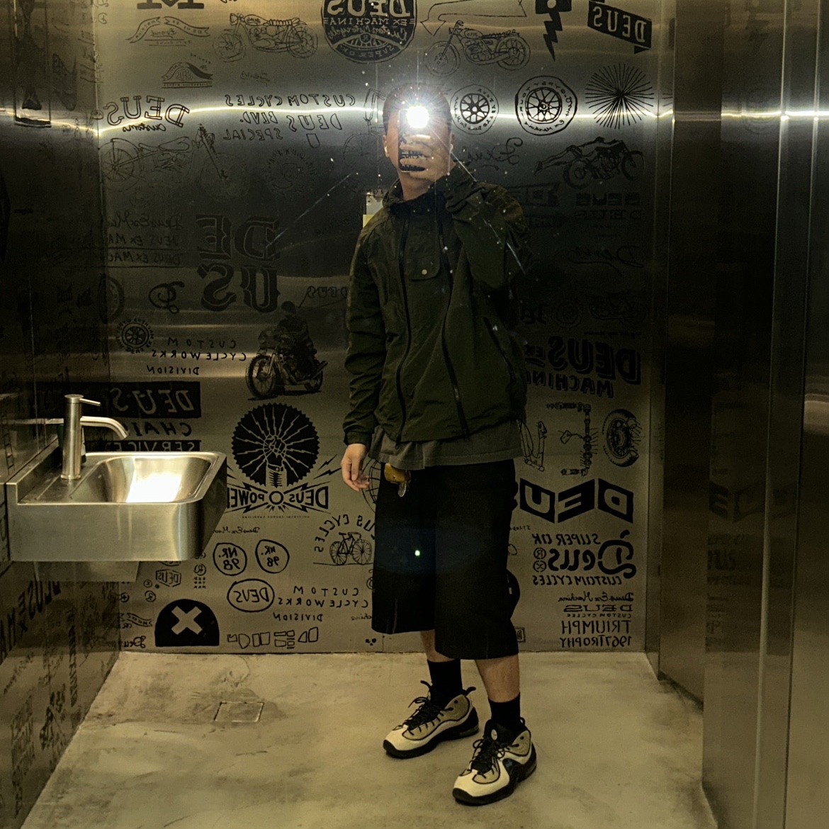 Nike x Stussy Air Penny II Rattan and Limestone 착용 스타일