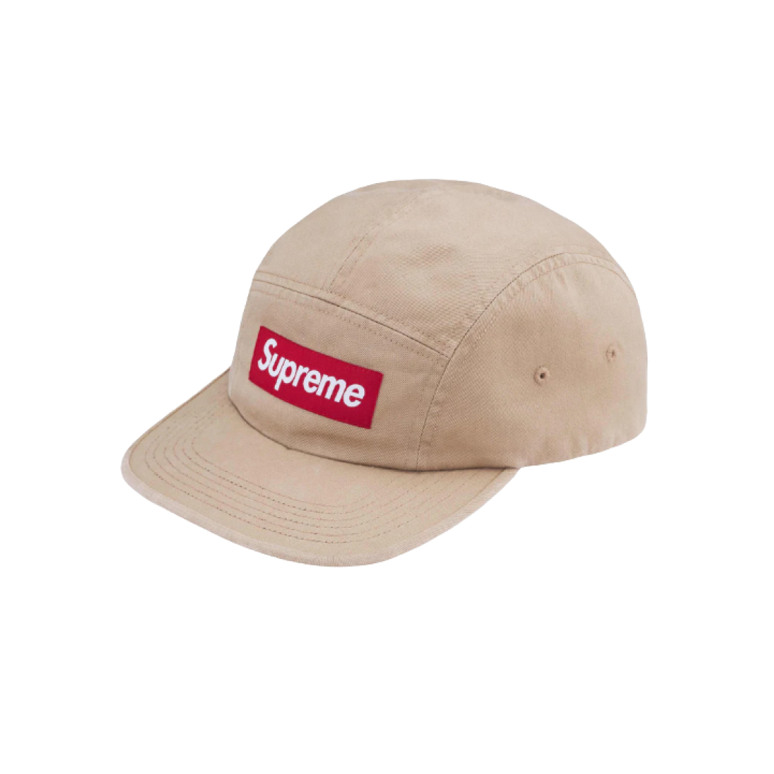 Supreme Washed Chino Twill Camp Cap Tan - 24FW 상세 이미지 1