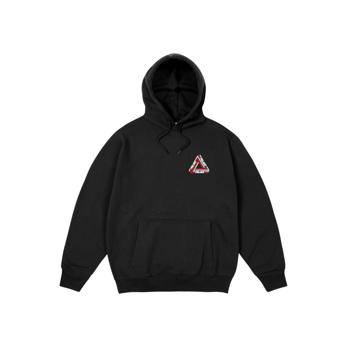 Palace Tri-Line Hood Black - 24FW 상세 이미지 2