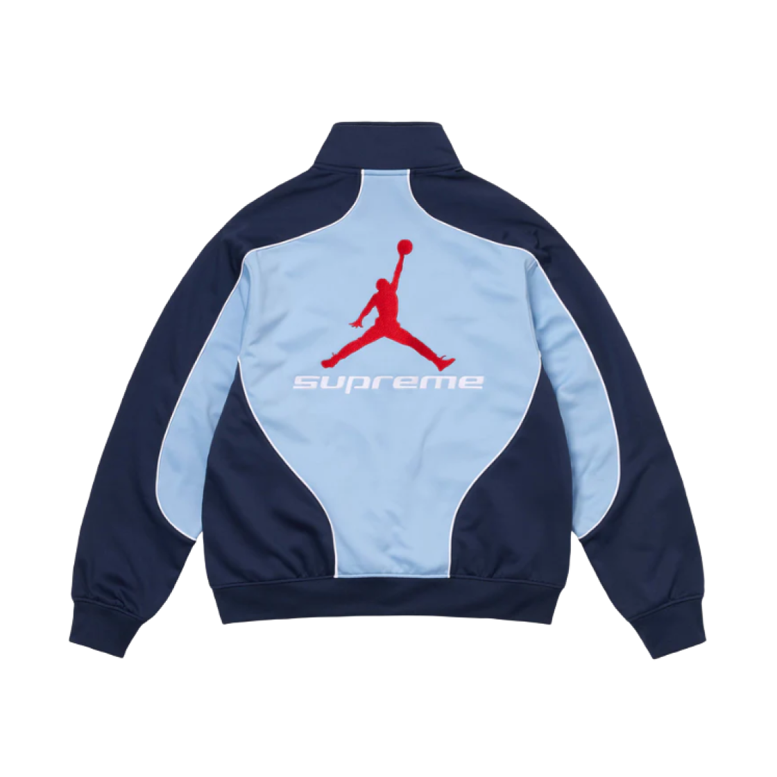 Supreme x Jordan Tricot Track Jacket Light Blue - 24FW 상세 이미지 1