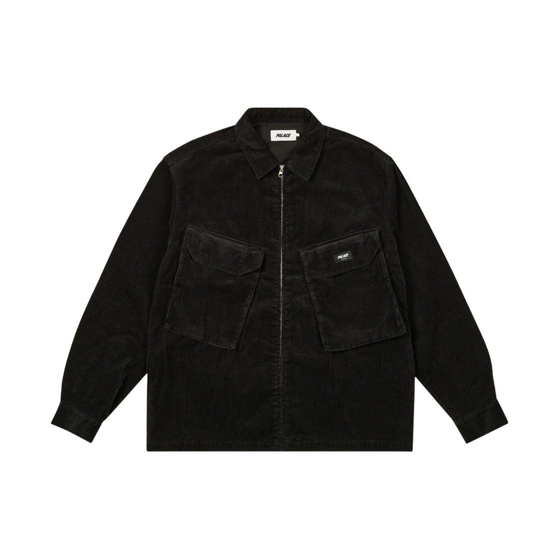 Palace Cord PDU Overshirt Black - 24FW 상세 이미지 1