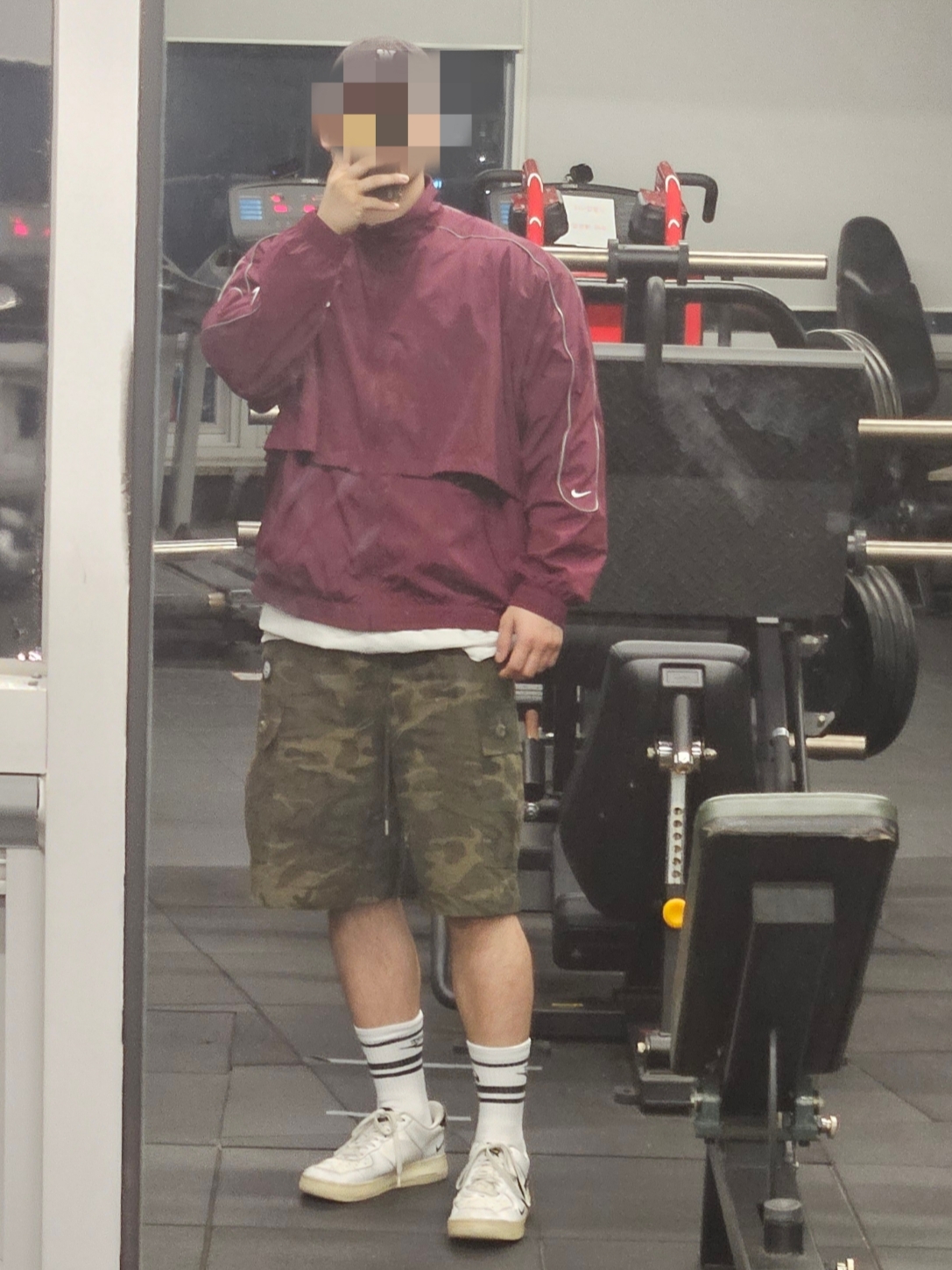 Nike NSW Solo Swoosh Woven Track Jacket Night Maroon - Asia, Nike Air Force 1 Low Utility White Black 착용 스타일