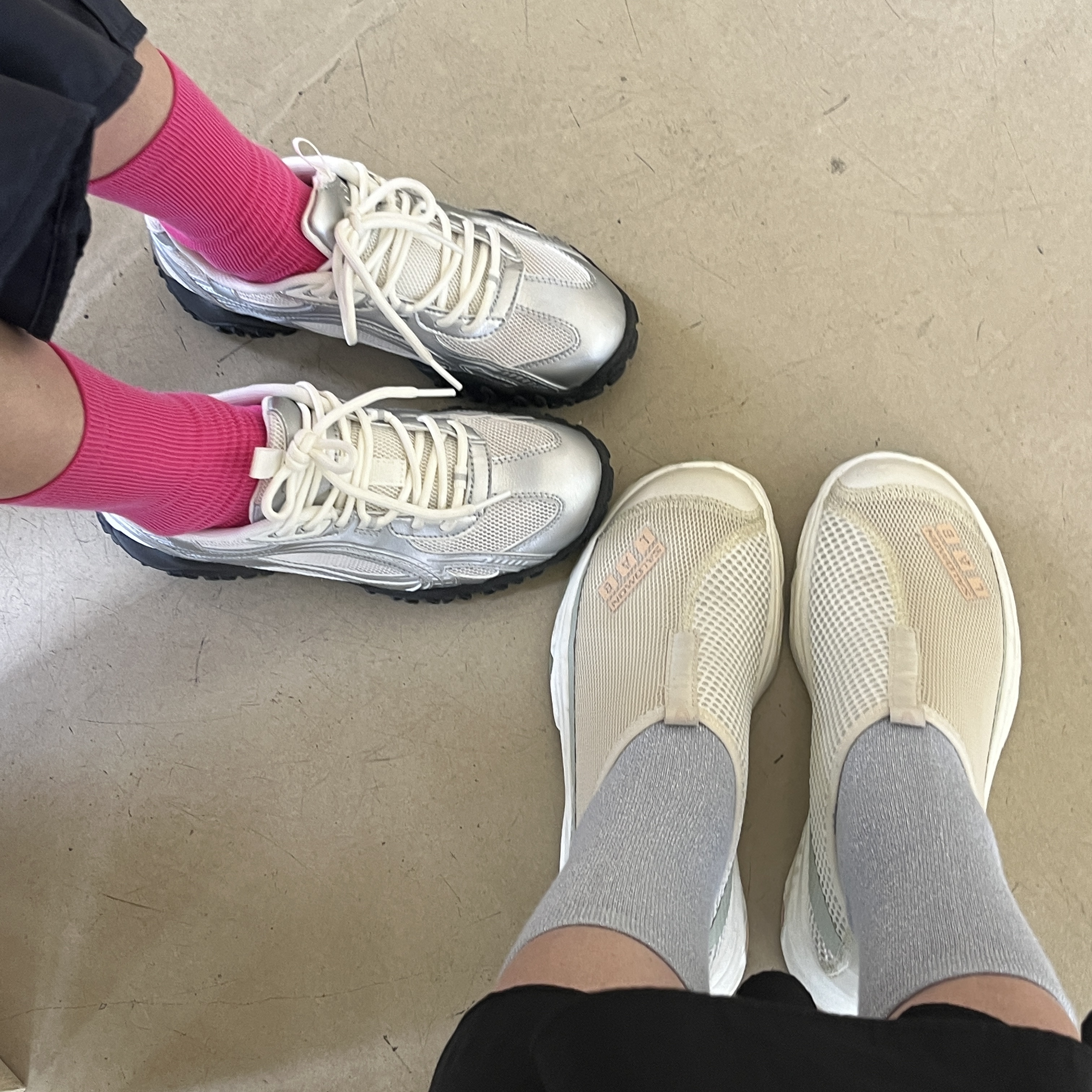Fila Echappe MS Silver Moon 착용 스타일 - 1
