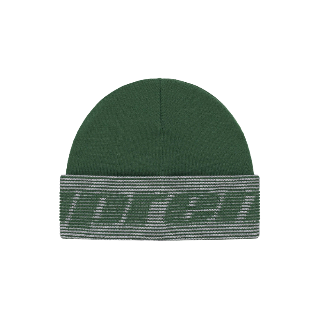 Supreme Reflective Jacquard Beanie Dark Green - 24FW 상세 이미지 1