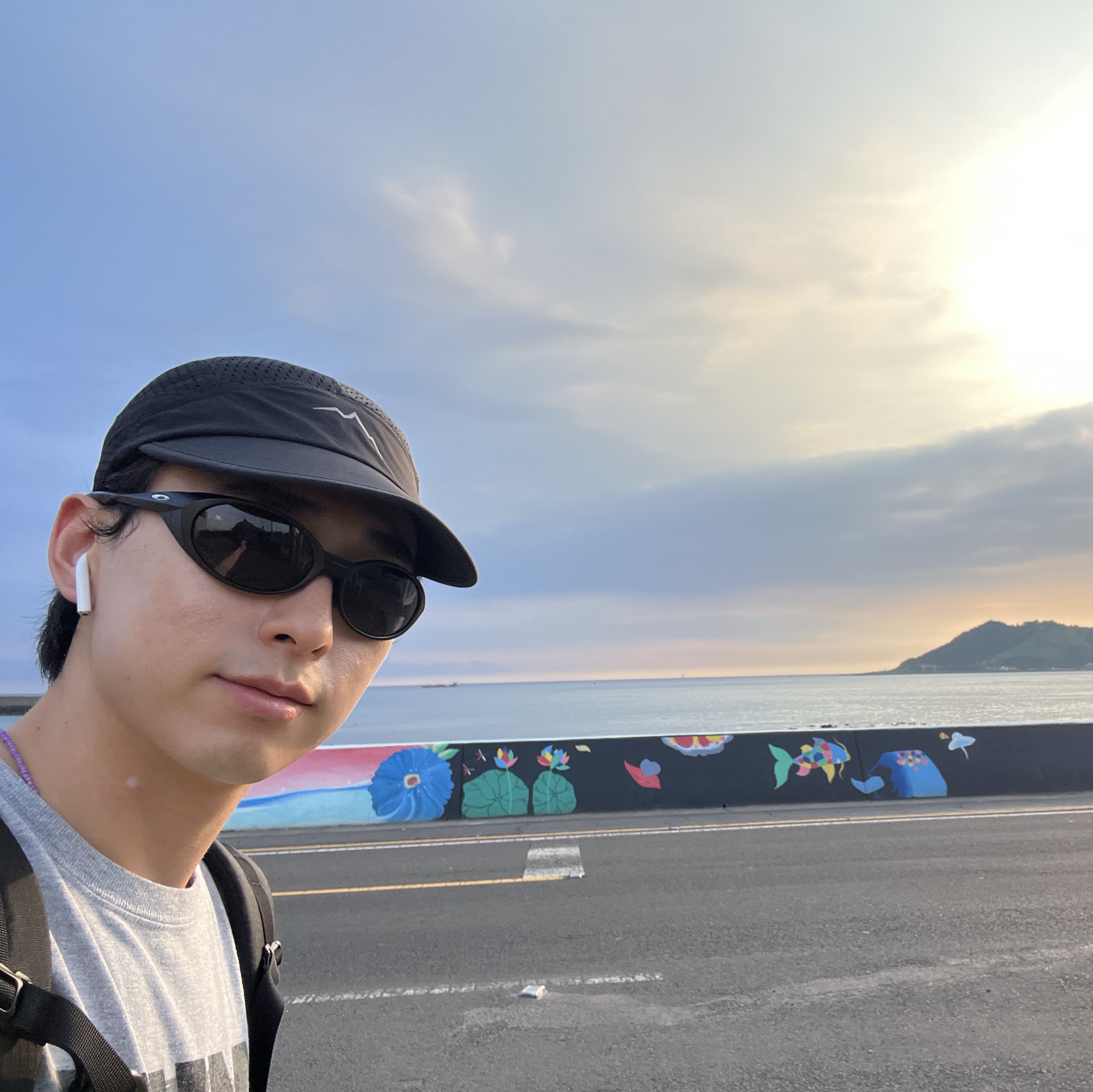 Oakley Eye Jacket Redux Matte Black Frame Prizm Grey Lenses High Bridge Fit 착용 스타일 - 1