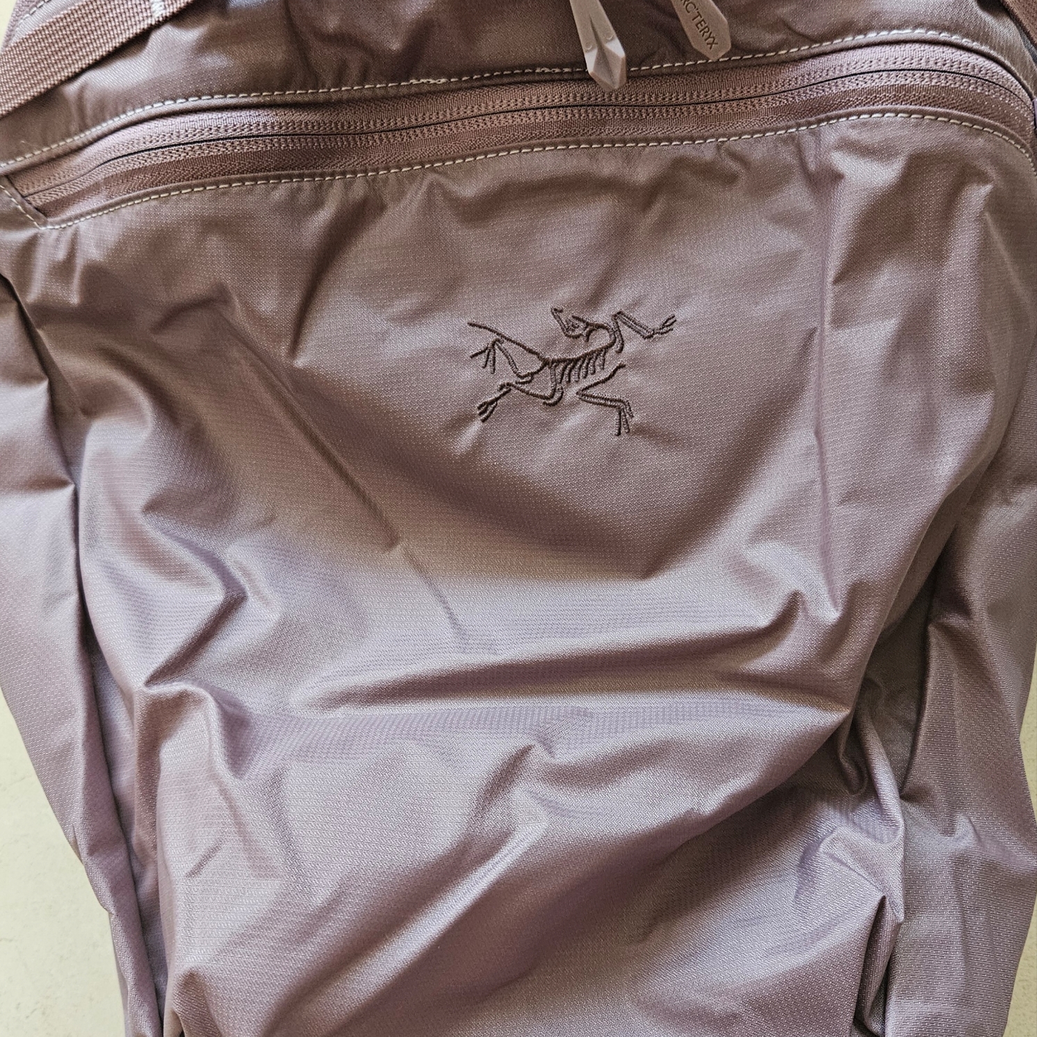 Arc'teryx Heliad 15 Backpack Interstellar 착용 스타일