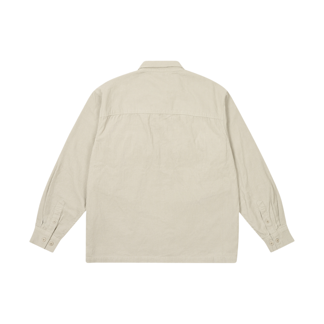 Palace Cord PDU Overshirt Concrete Grey - 24FW 상세 이미지 2