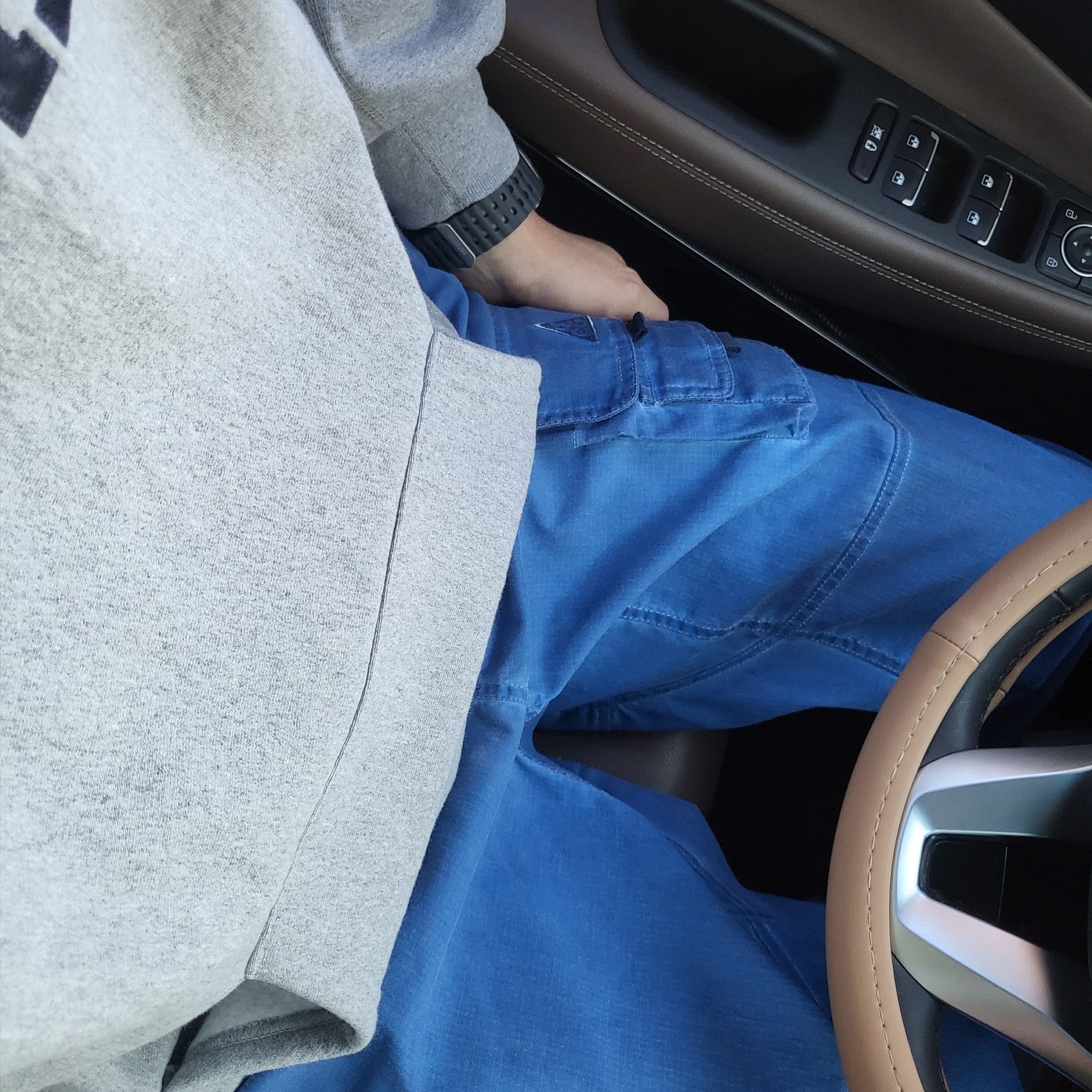 Nike ACG Watchman Peak Pants Blue Void - Asia, Supreme Collegiate Hooded Sweatshirt Heather Grey - 24SS 착용 스타일 - 2