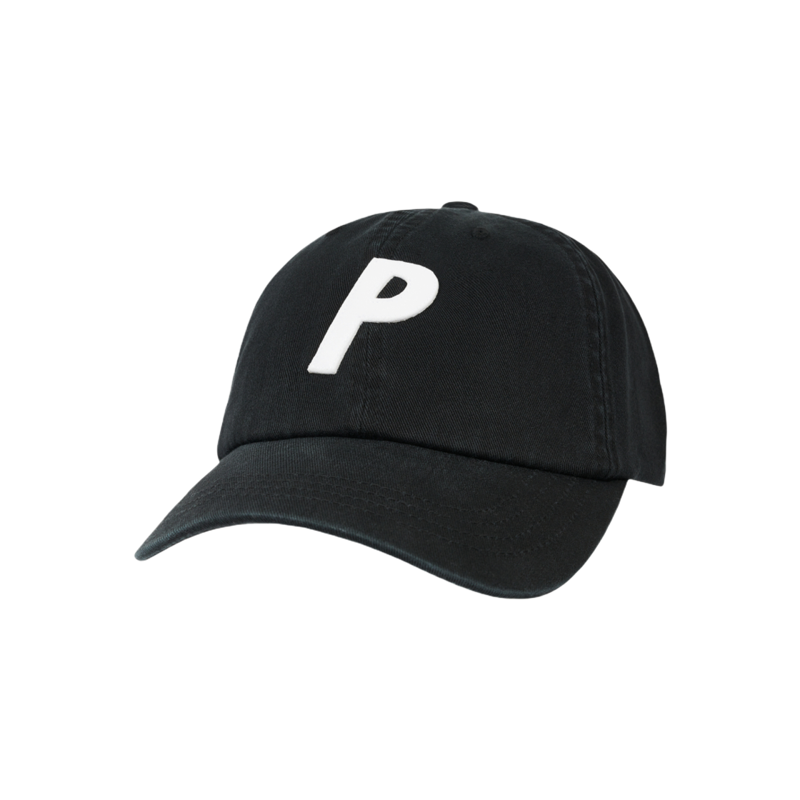 Palace P 6-Panel Black - 24FW 상세 이미지 1