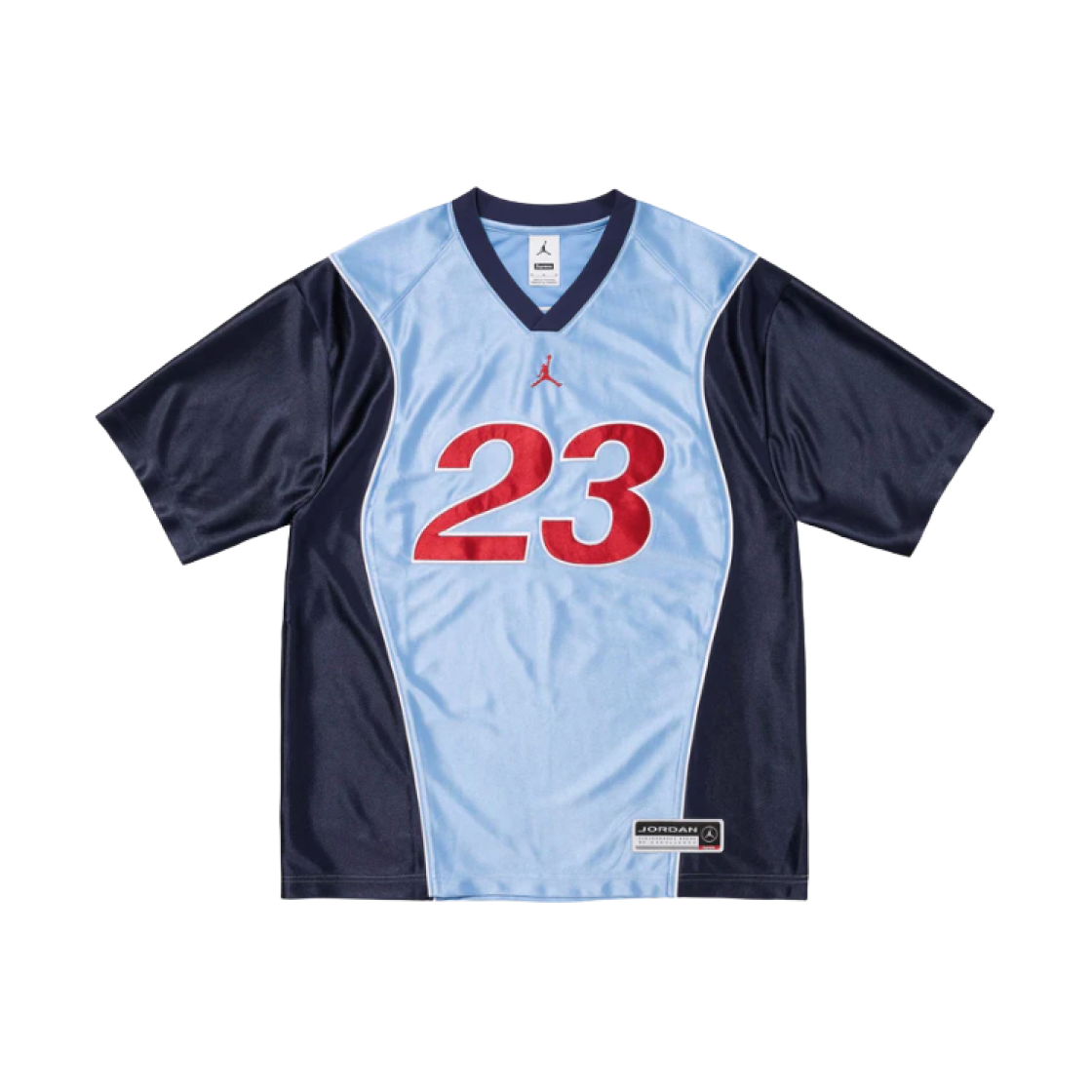 Supreme x Jordan Warm Up Jersey Light Blue - 24FW 상세 이미지 2