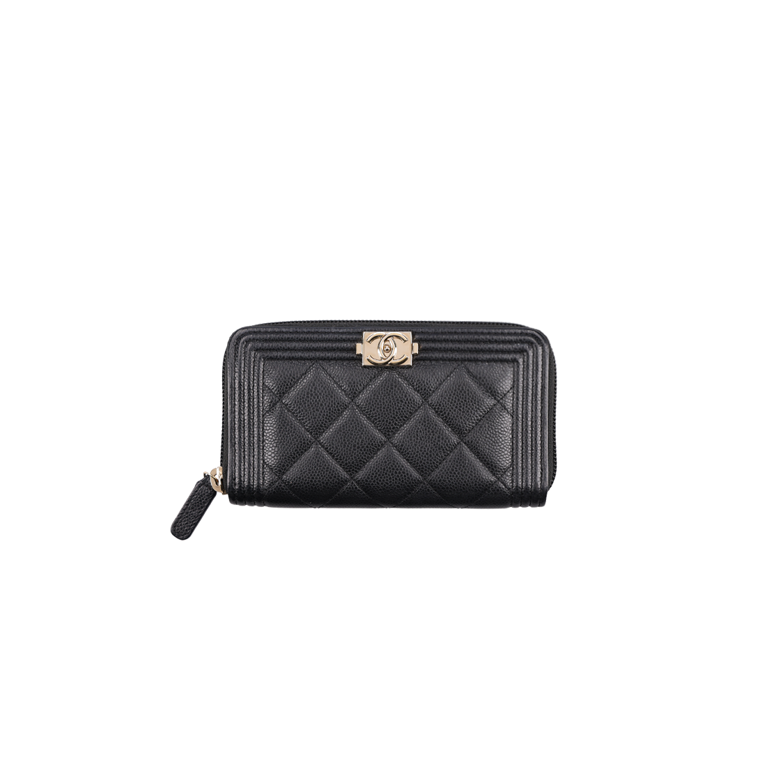 Chanel Boy Card Holder with Gold Hardware 상세 이미지 1