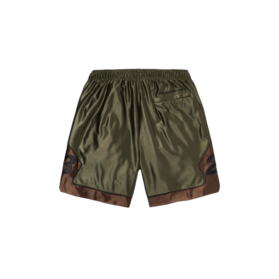 Supreme x Jordan Warm Up Shorts Olive - 24FW 상세 이미지 2