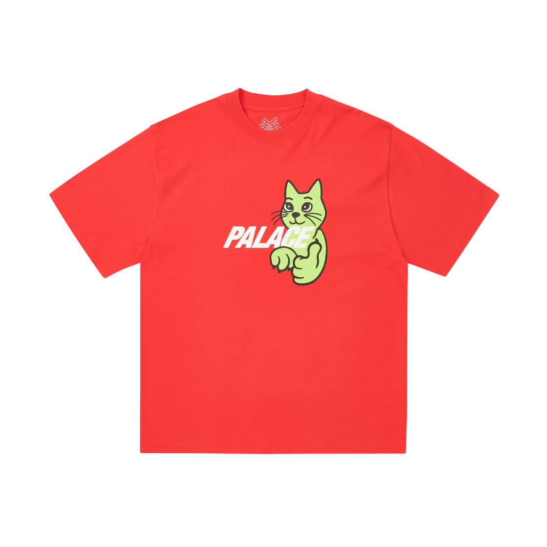 Palace Thumbs Up T-Shirt Tomato Red - 24FW 상세 이미지 1