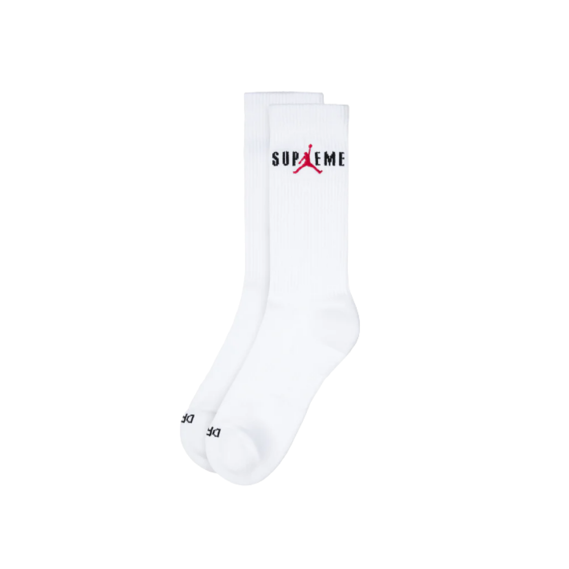 Supreme x Jordan Crew Socks White (2 Pack) - 24FW 상세 이미지 1