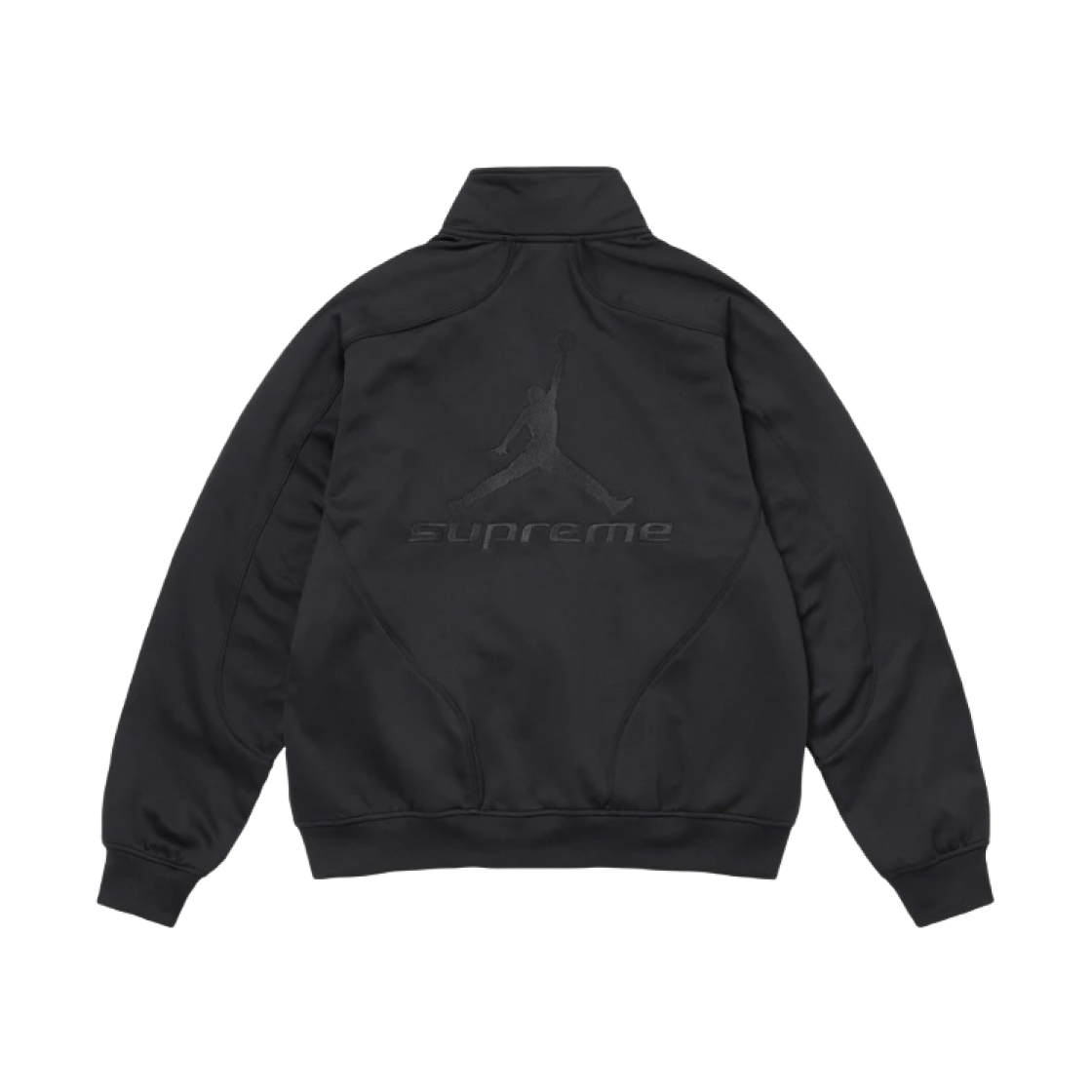 Supreme x Jordan Tricot Track Jacket Black - 24FW 상세 이미지 1