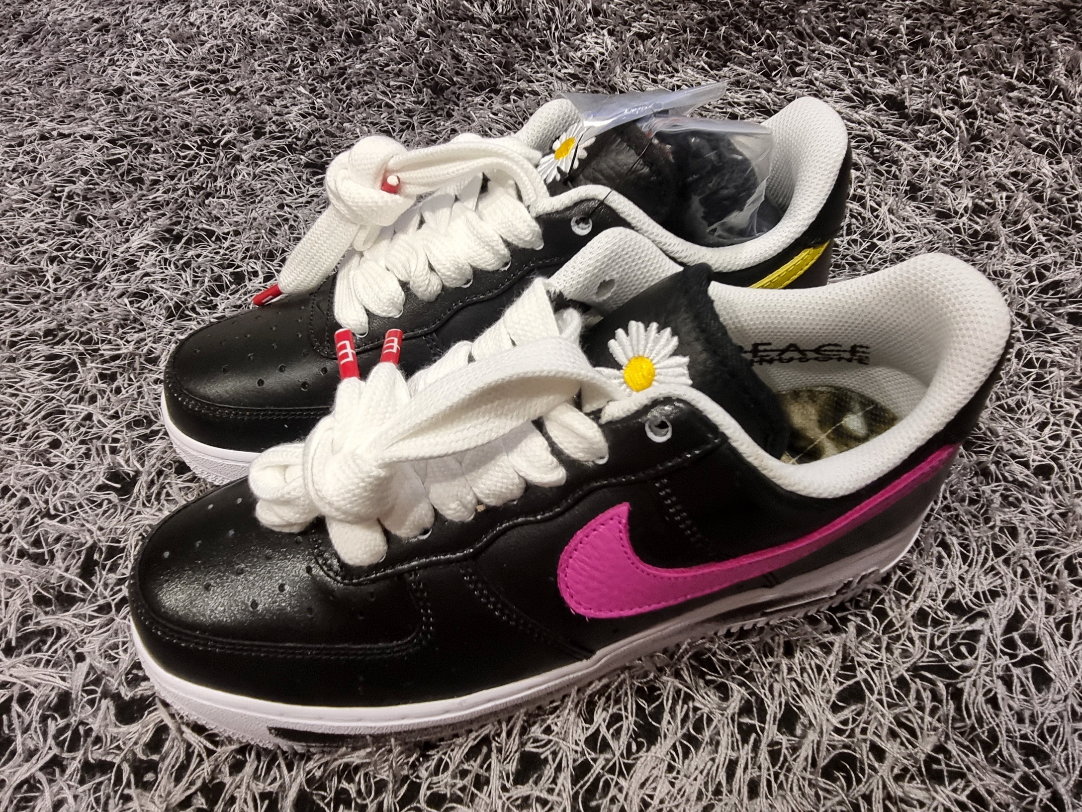 Nike x Peaceminusone Air Force 1 Low Para-Noise 3.0 Black and Multicolor 착용 스타일 - 1
