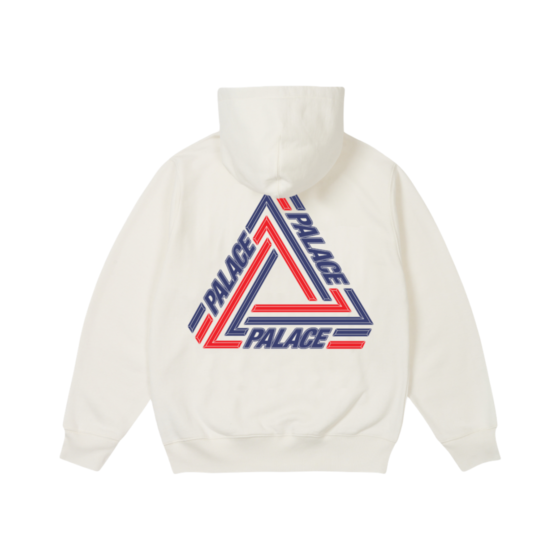 Palace Tri-Line Hood White - 24FW 상세 이미지 1