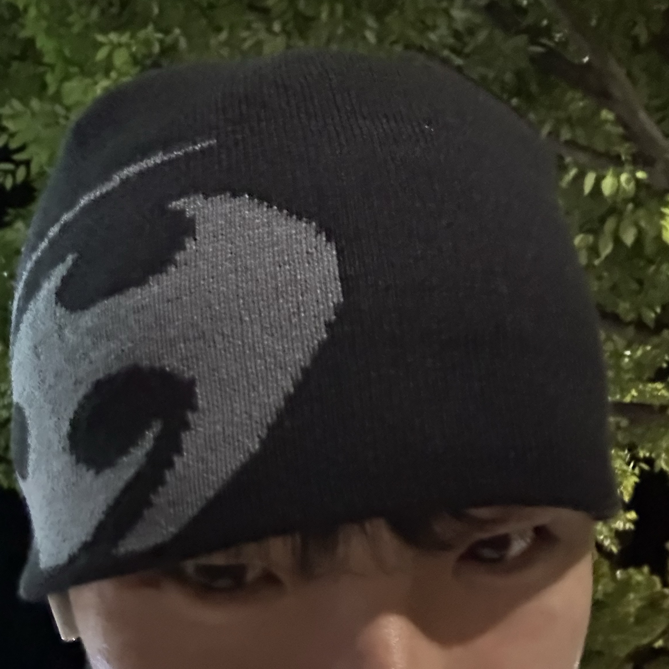 Sansan Gear Logo Beanie Black 착용 스타일