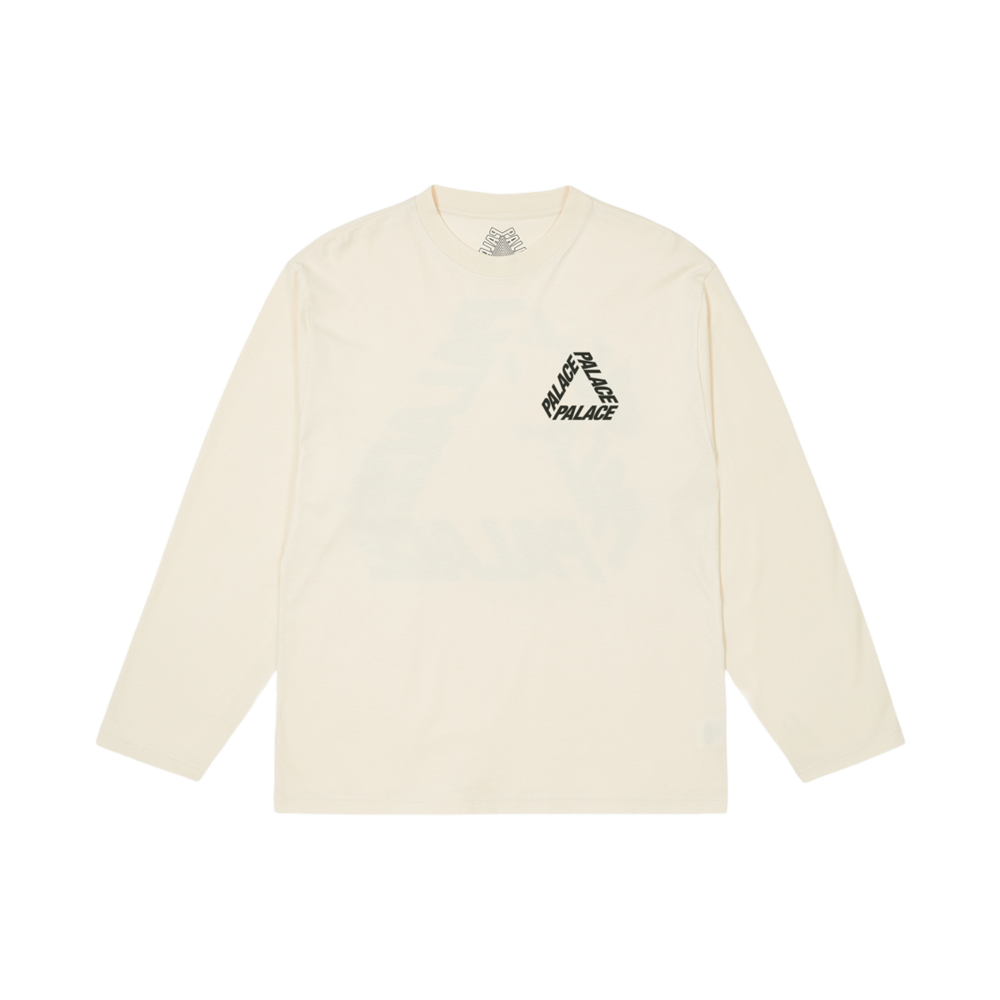 Palace P3 Long Sleeve Soft White - 24FW 상세 이미지 2