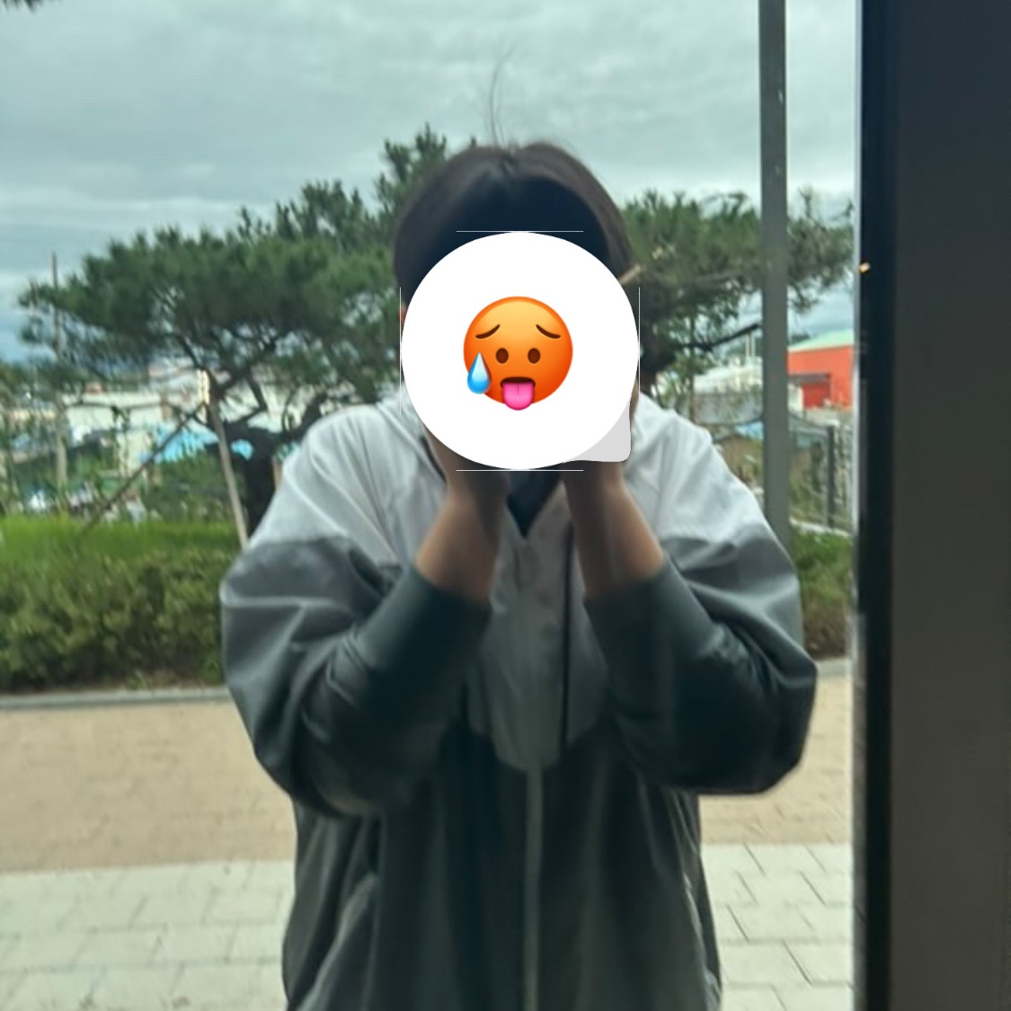 Nike NSW Windrunner Hoodie Jacket Smoke Grey - Asia 착용 스타일