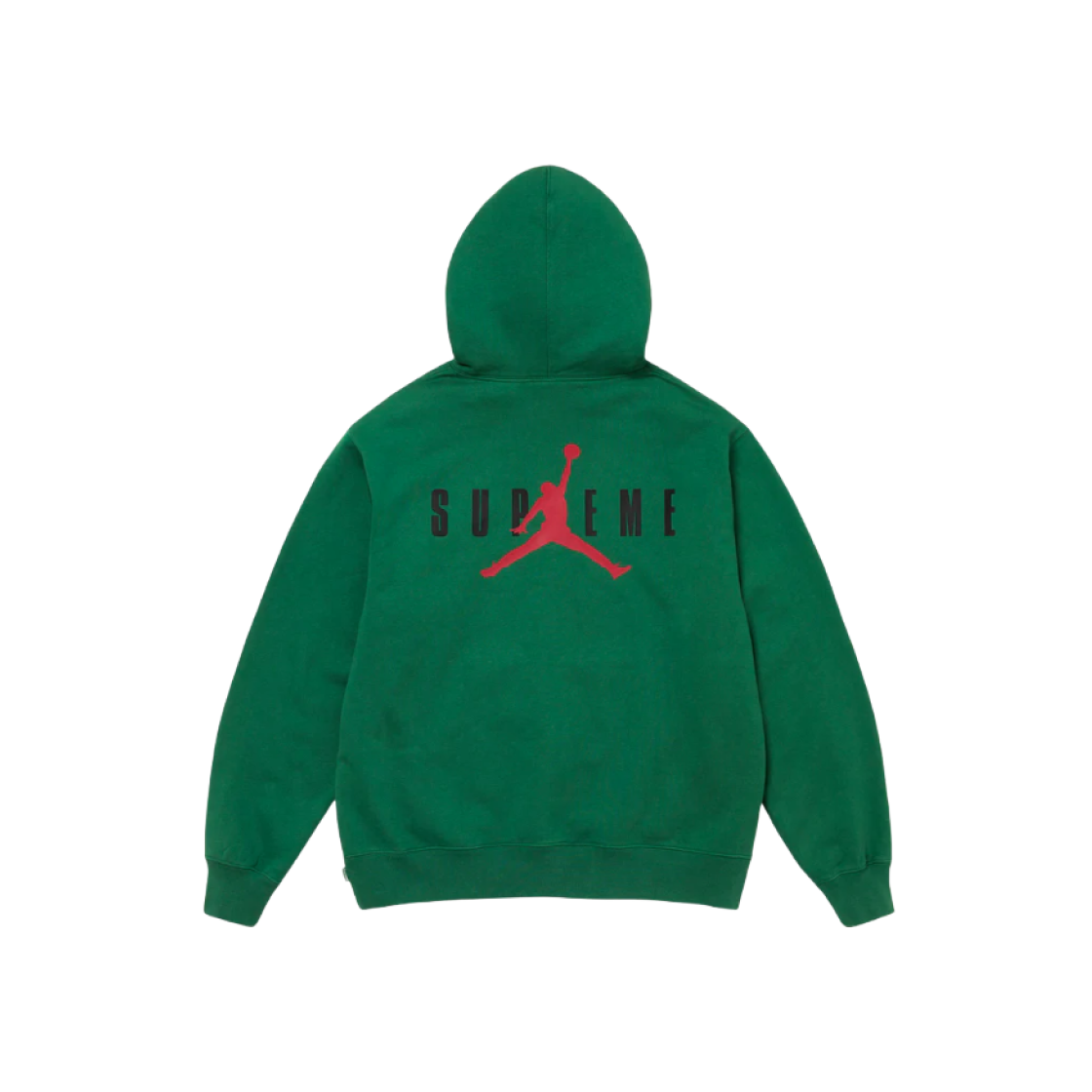 Supreme x Jordan Hooded Sweatshirt Green - 24FW 상세 이미지 1