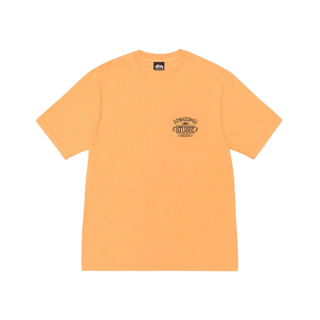 Stussy Pigment Dyed Worldwide T-Shirt Orange 상세 이미지 2