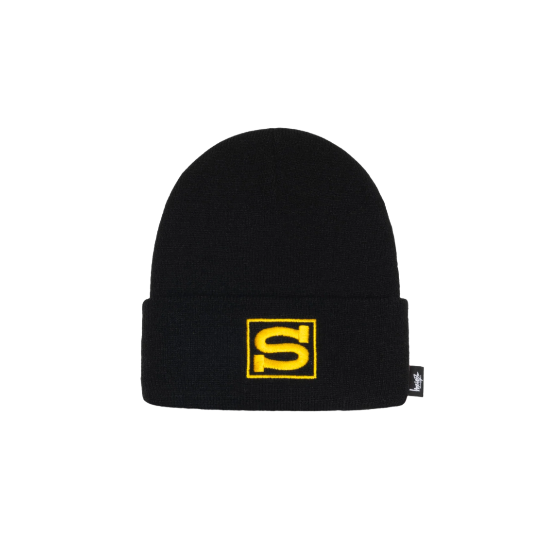 Stussy S Sport Cuff Beanie Black 상세 이미지 1