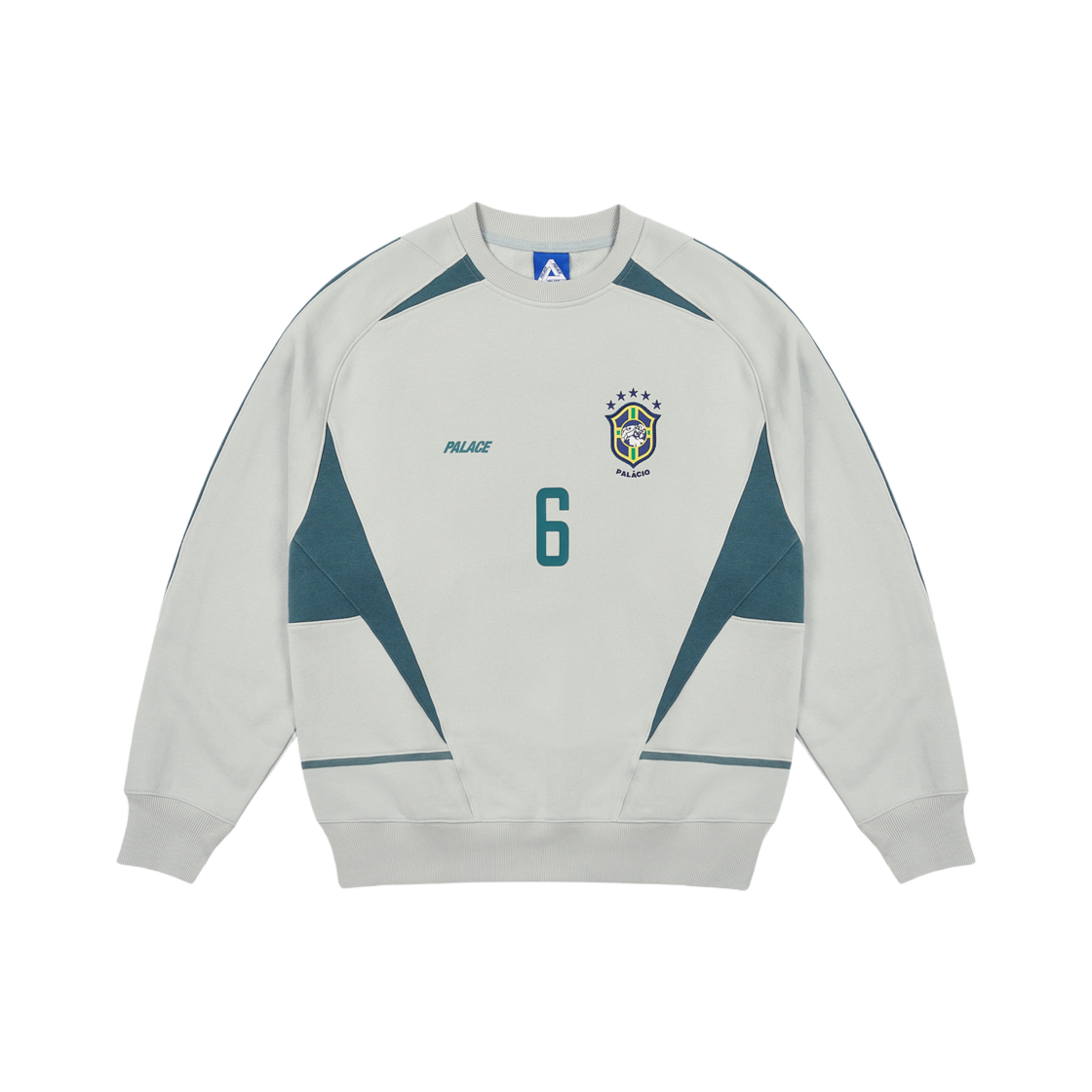 Palace Pro Team 02 Crew Light Gray Men's - FW24 - US