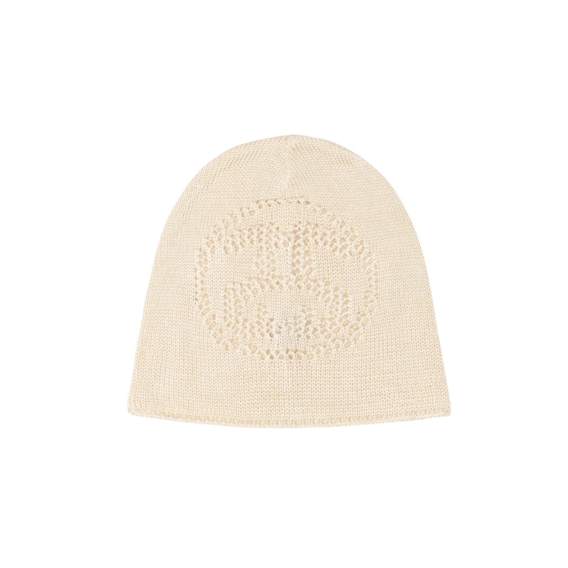 Stussy Loose Knit SS-Link Skullcap Oat 상세 이미지 1