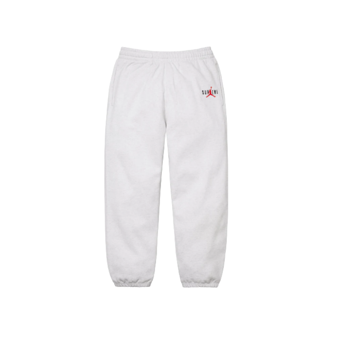 Supreme x Jordan Sweatpants Ash Grey - 24FW 상세 이미지 1