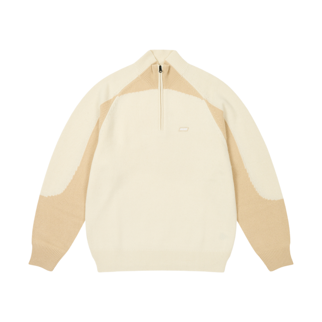 Palace パレス PATCHWORK ZIP KNIT WHITE