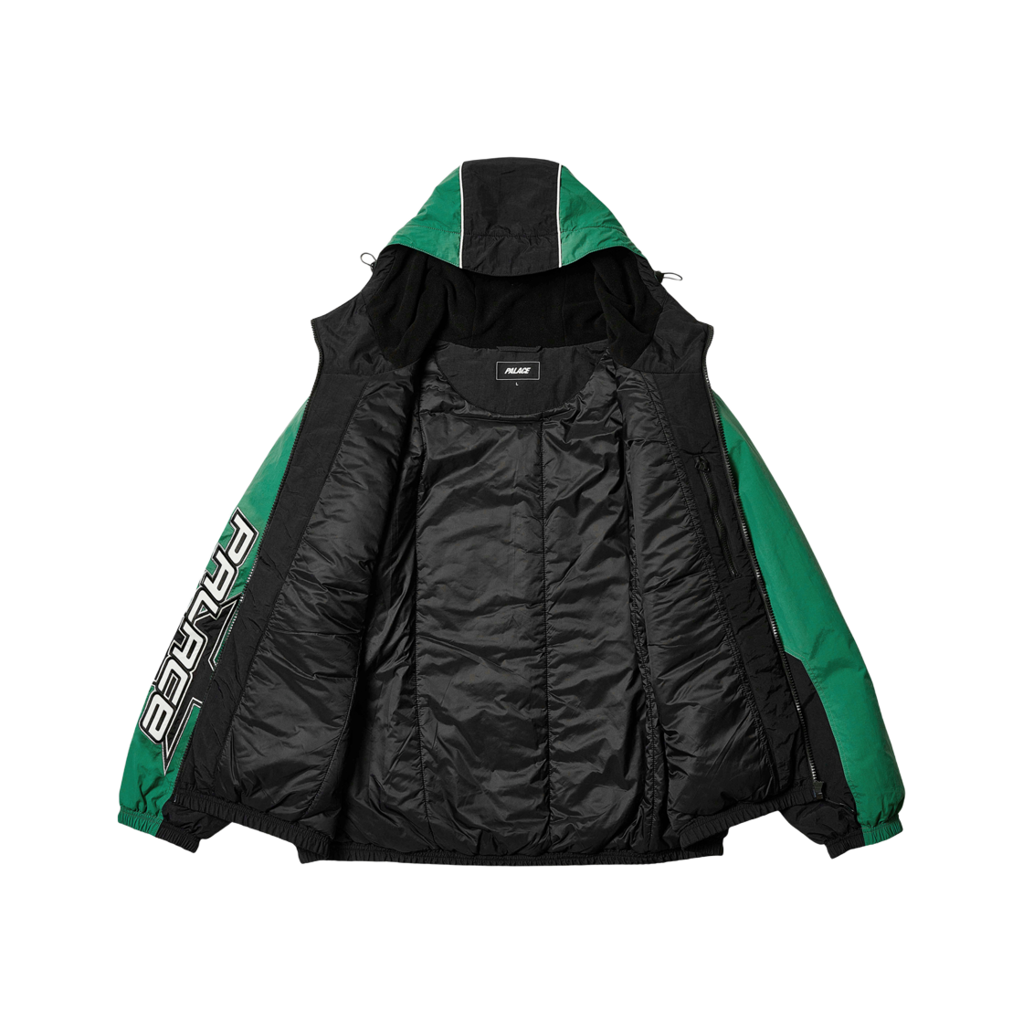 Palace RS Stars Jacket Black Green - 24FW 상세 이미지 2