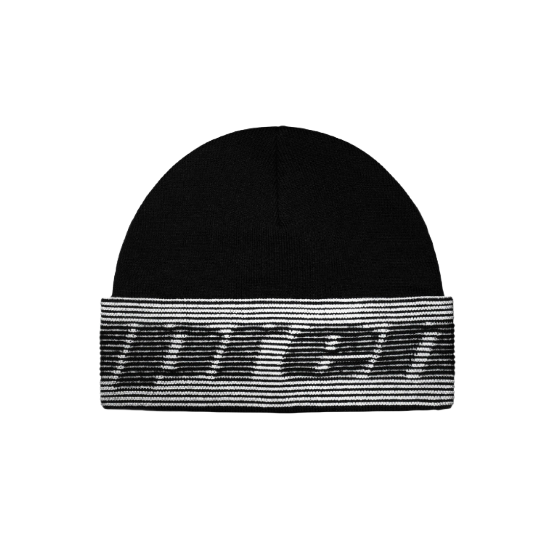 Supreme Reflective Jacquard Beanie Black - 24FW 상세 이미지 2