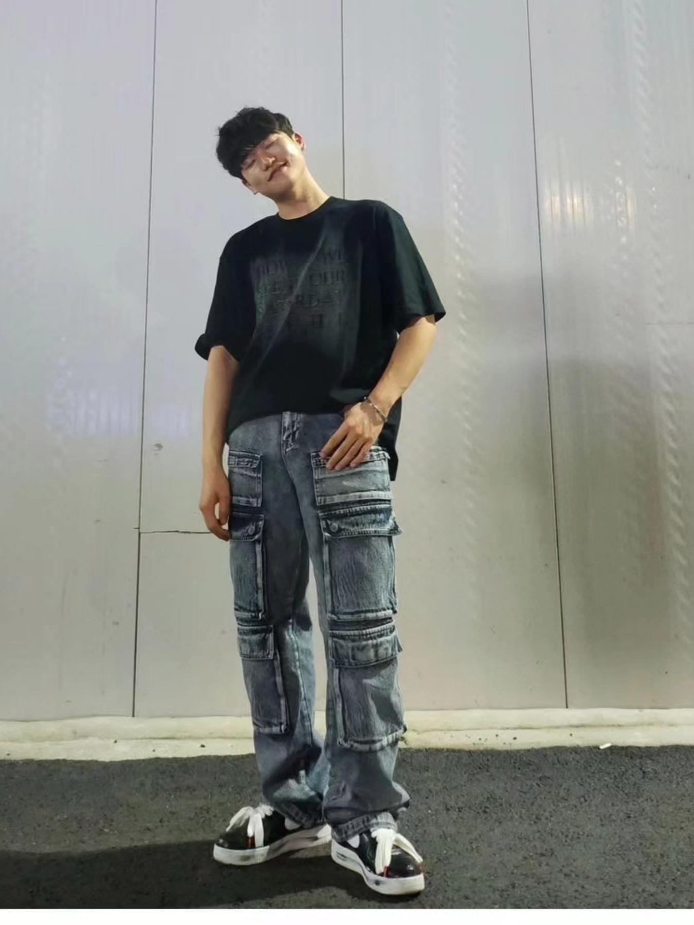 Nike x Peaceminusone Air Force 1 Low Para-Noise 착용 스타일 - 3