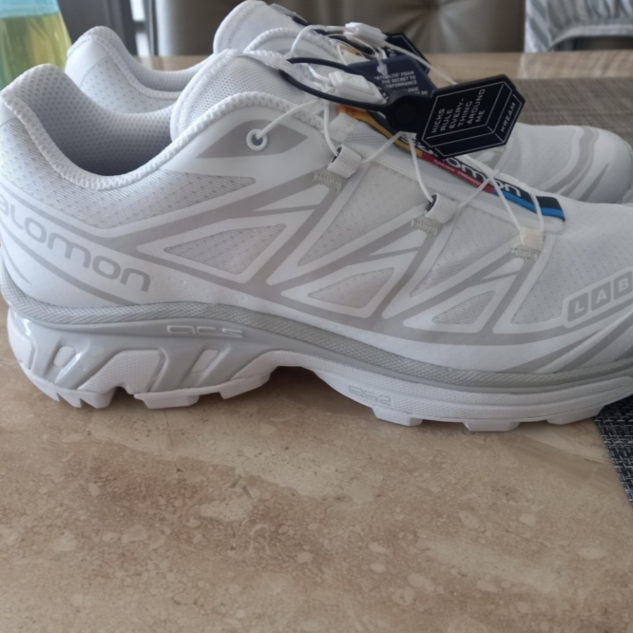 Salomon XT-6 ADV White, Salomon XT-6 Expanse Alloy Quiet Shade 착용 스타일 - 2