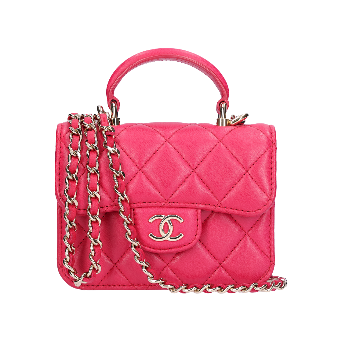 Chanel Top Handle Mini Crossbody Wallet 상세 이미지 1